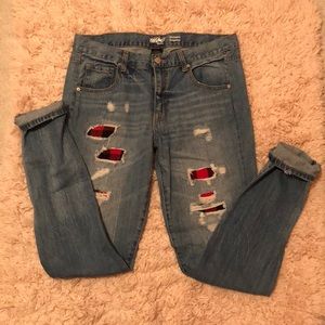 Woman’s Boyfriend Stitch Jeans